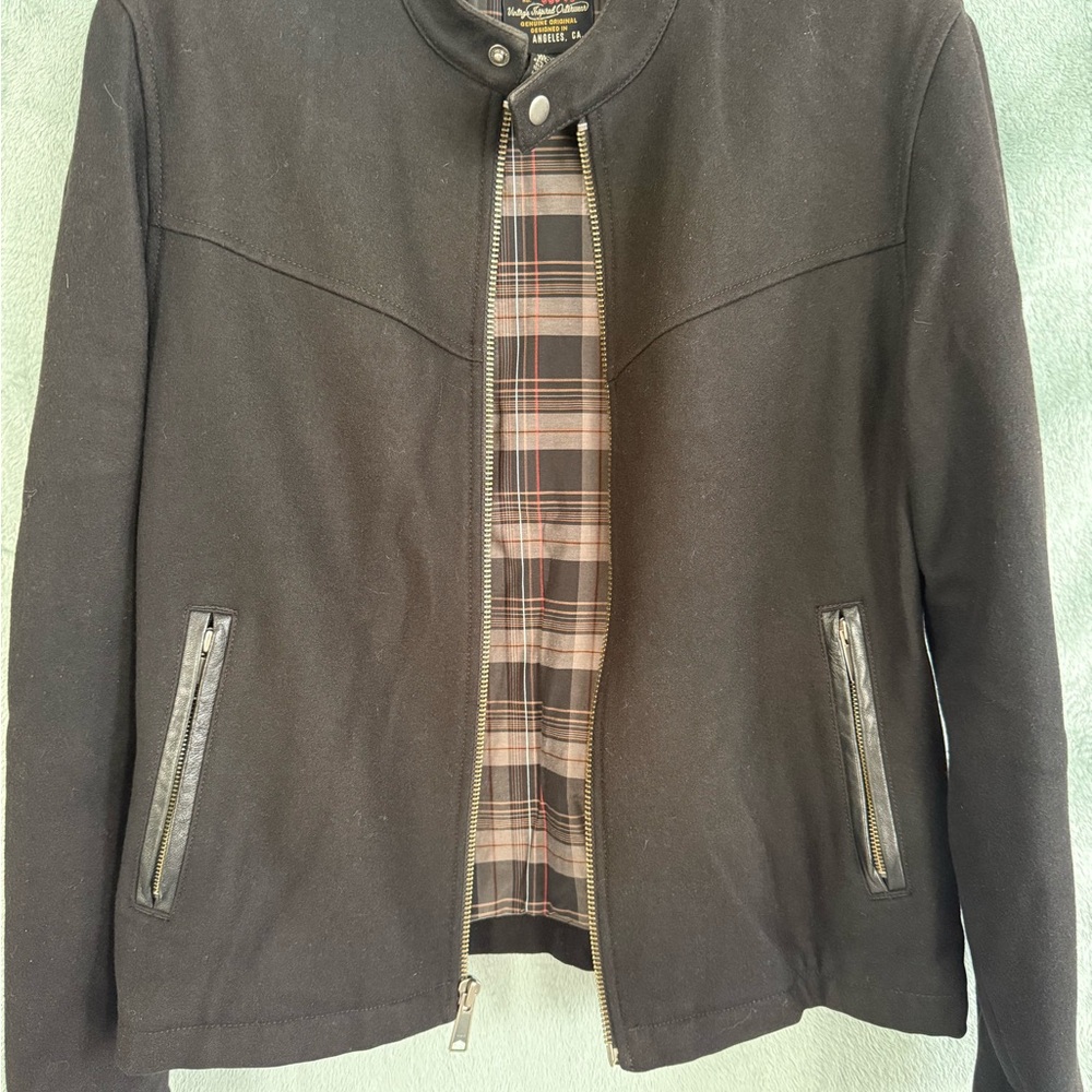 Lucky Brand Moto Biker Wool blend Jacket